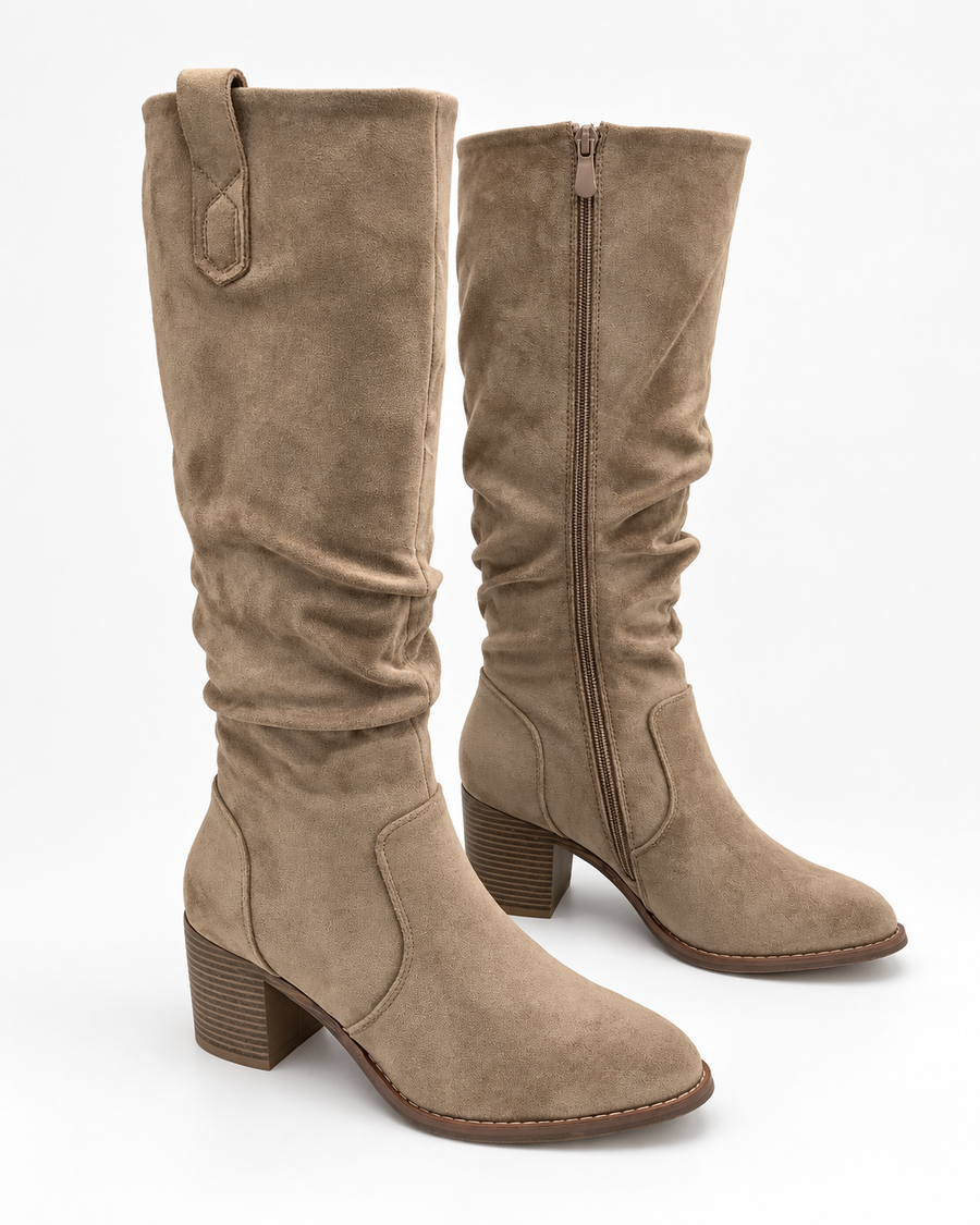 Margo Beige High Boots