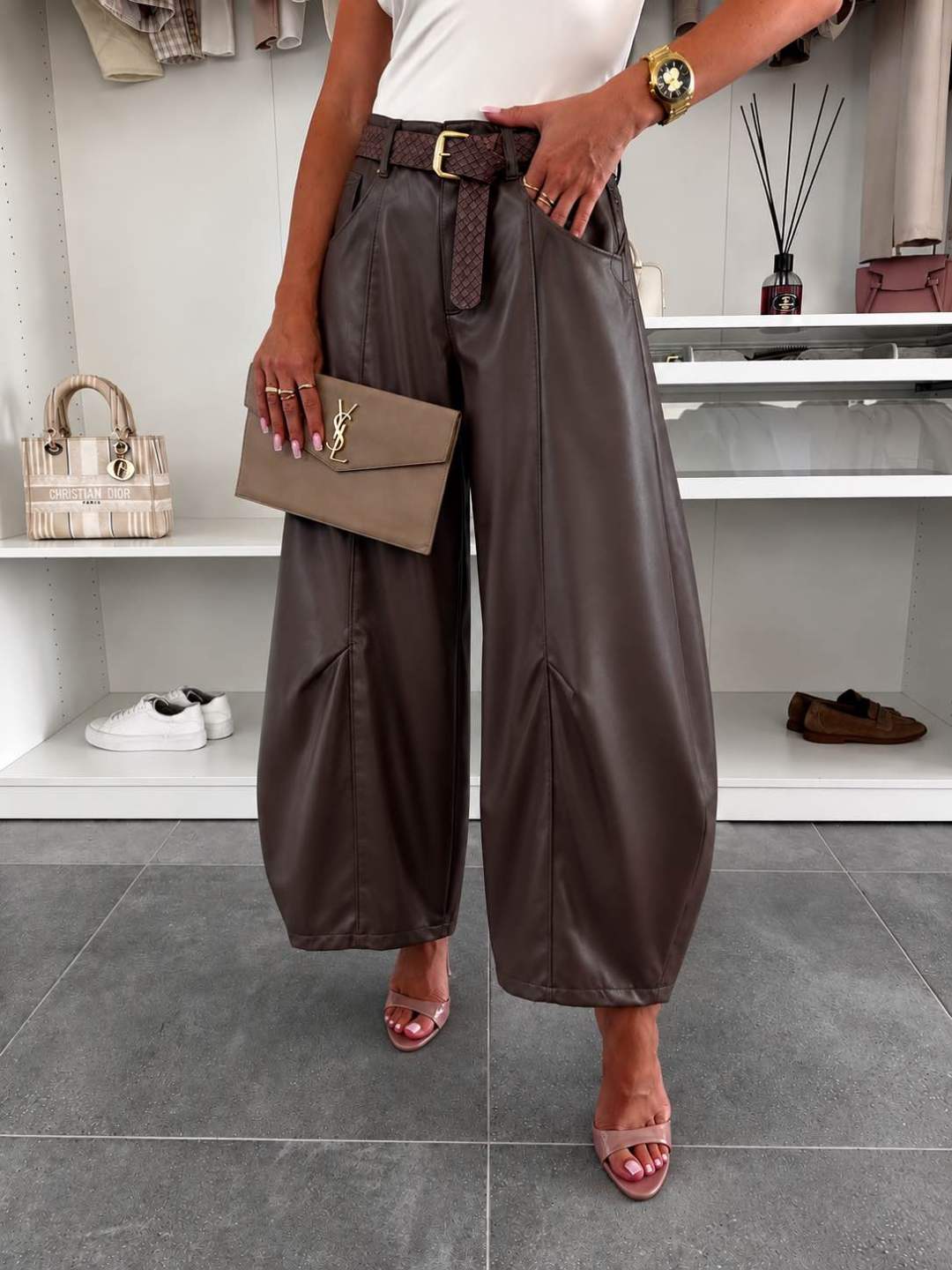 Ballon Pants met Riem