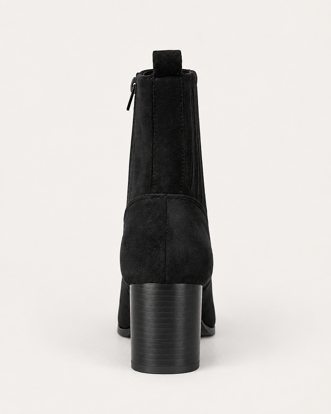 Monika Black Suedine Boots