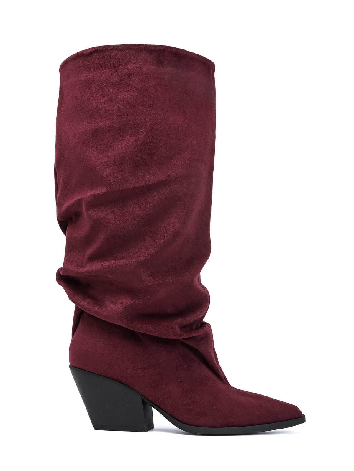 Afzak High Boots - Burgundy