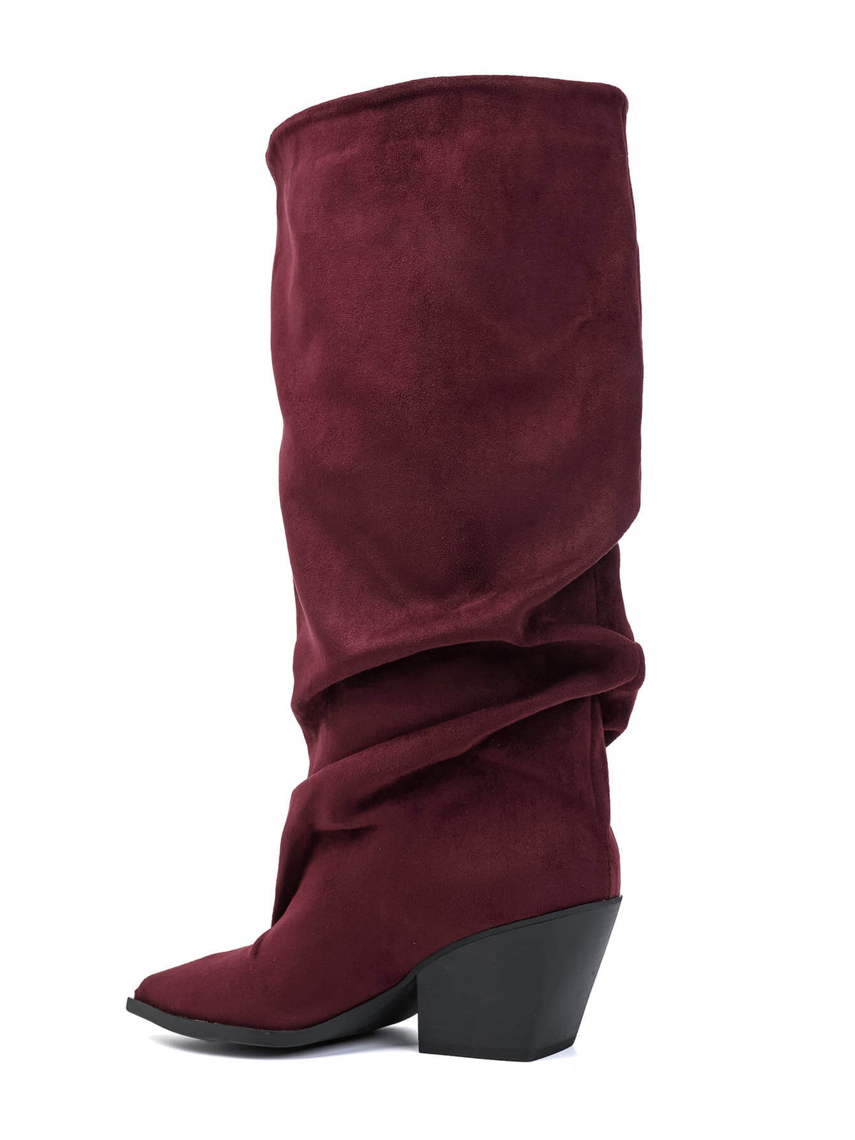 Afzak High Boots - Burgundy