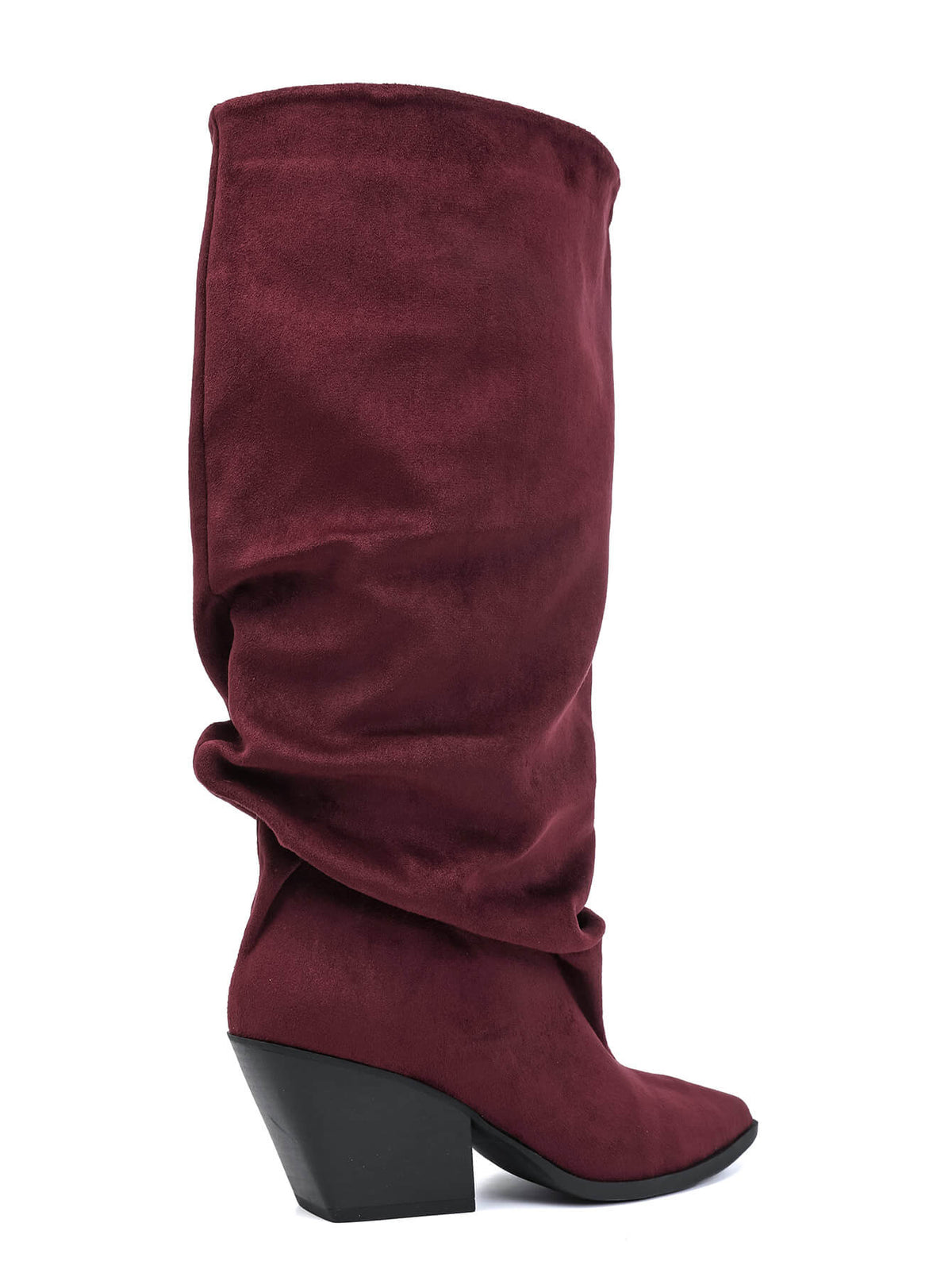 Afzak High Boots - Burgundy