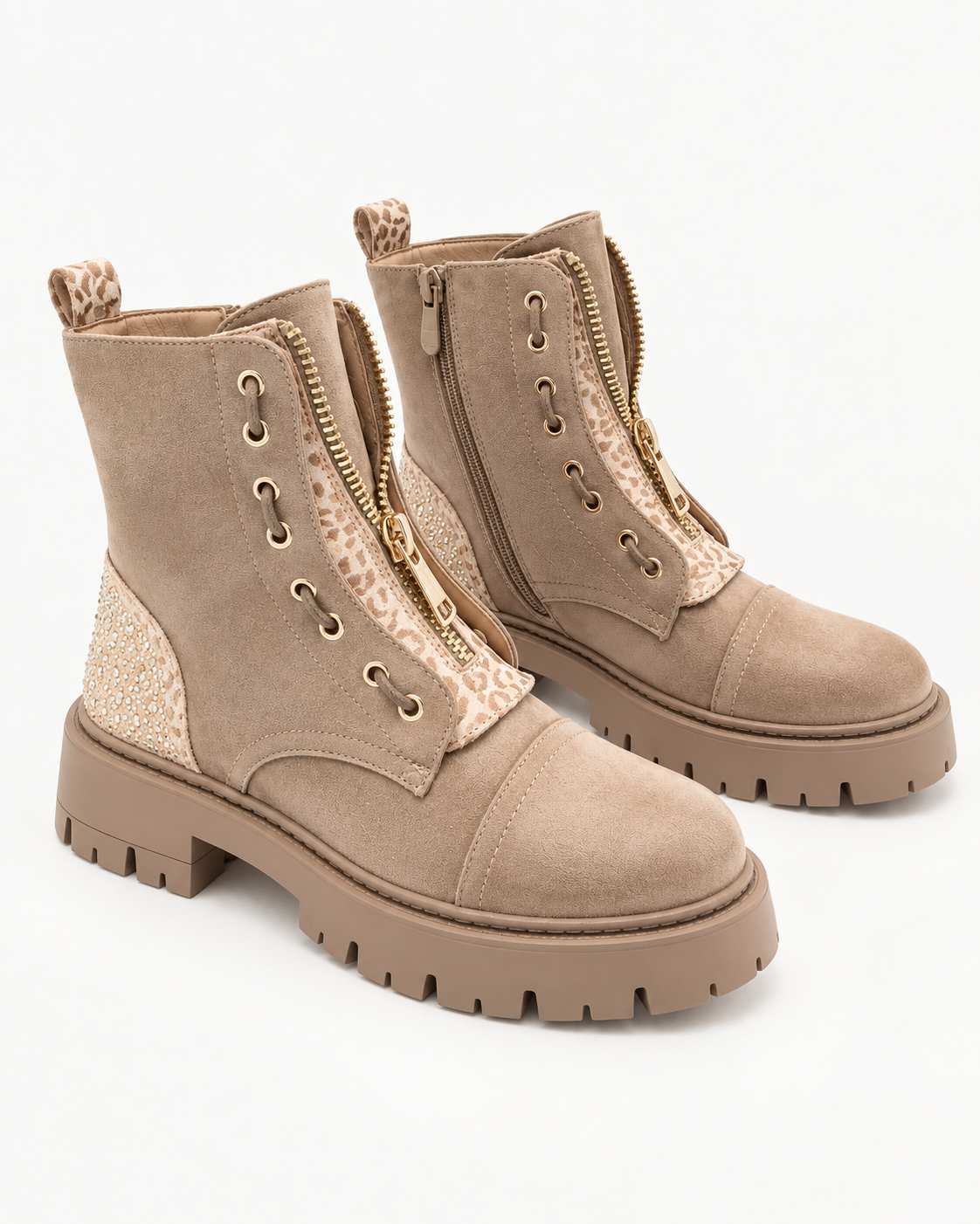 Jada Chunky Veterboots - Beige