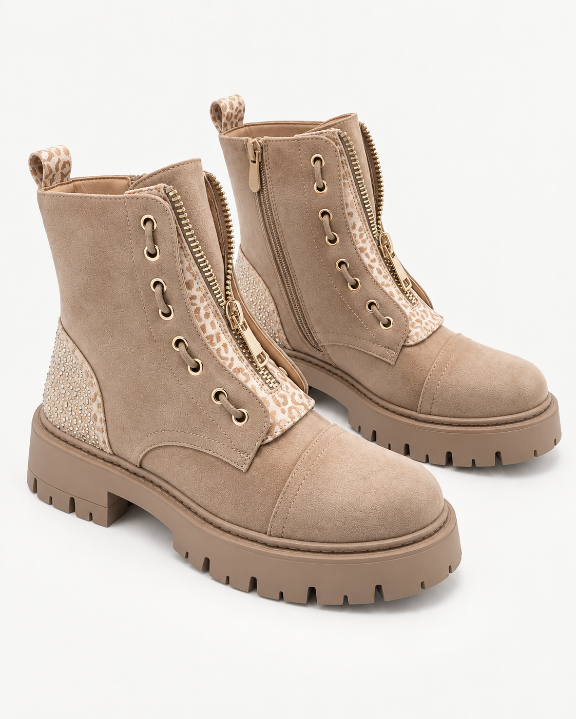Jada Chunky Veterboots - Beige