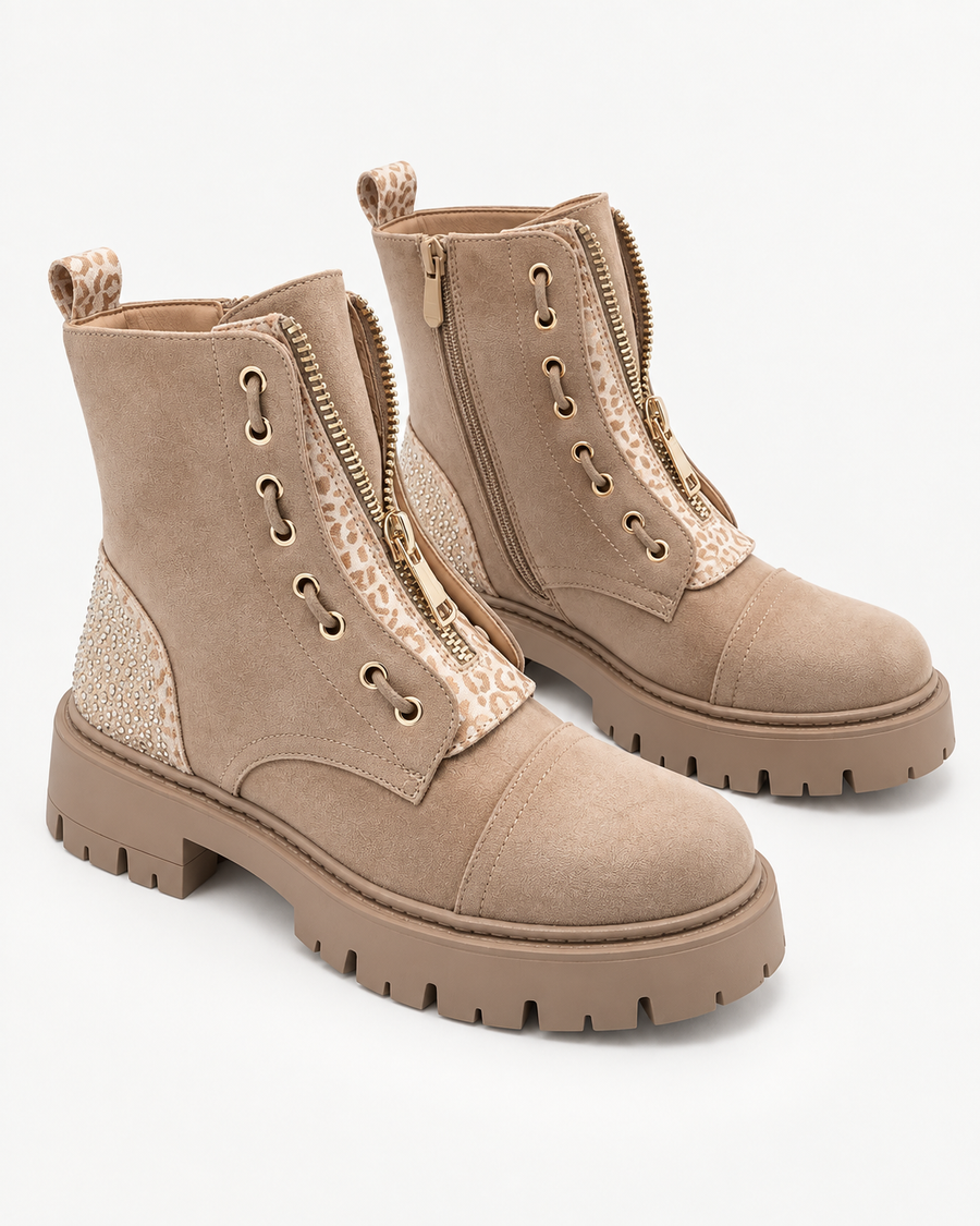 Jada Chunky Veterboots - Beige