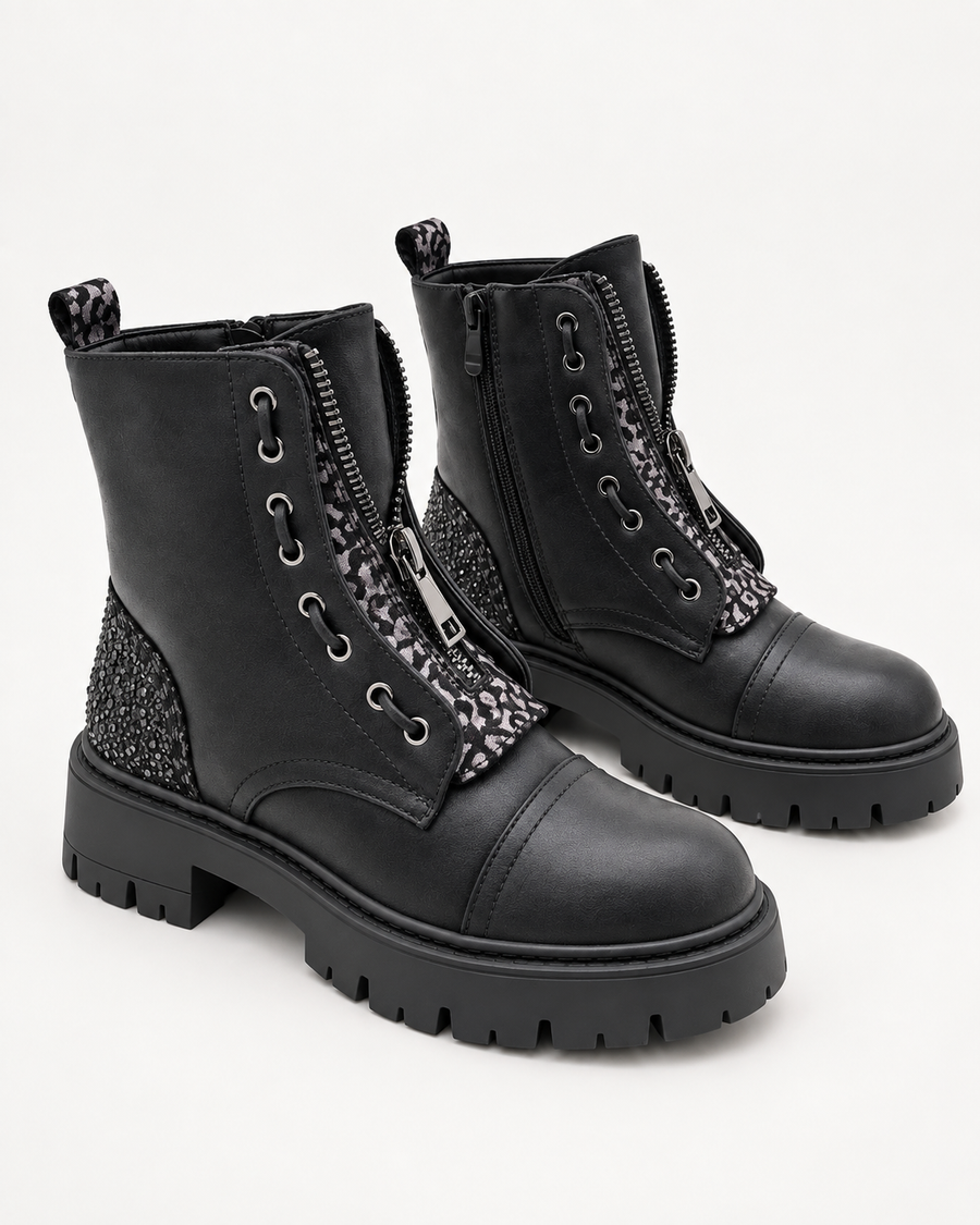 Jada Chunky Veterboots - Black