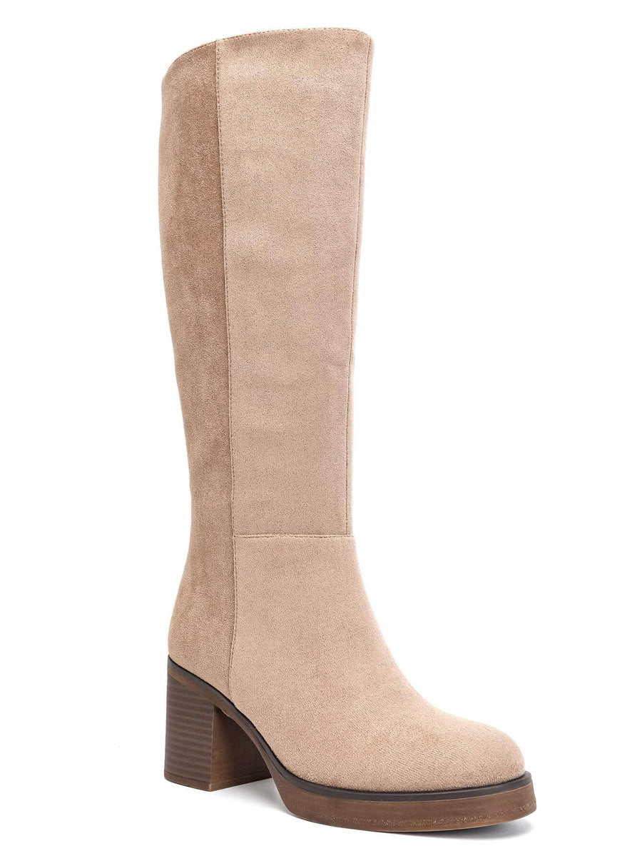Maud High Boots - Taupe