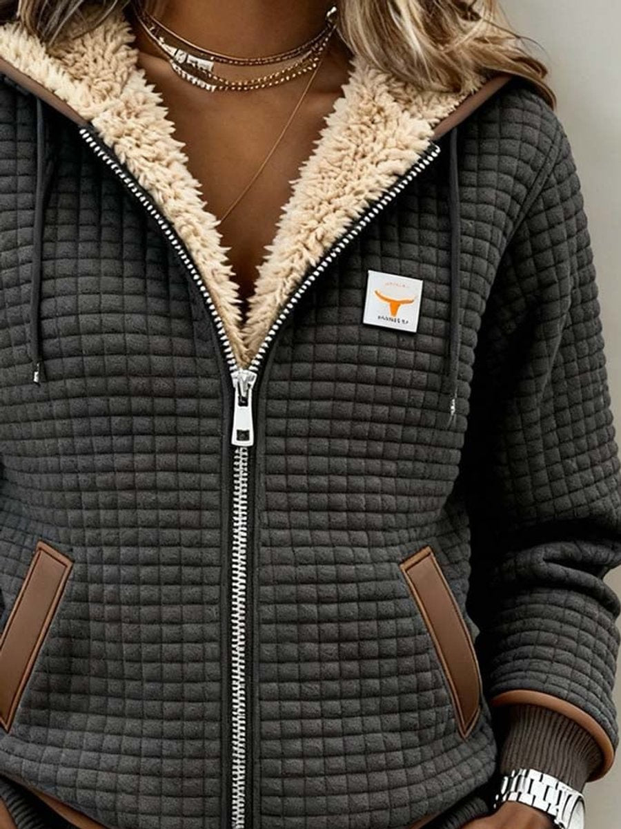 Sandra  Zip-Up Hooded Jacket