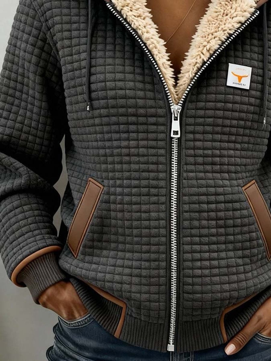Sandra  Zip-Up Hooded Jacket